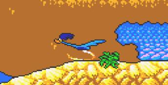 Desert Speedtrap Starring Road Runner And Wile E Coyote GameGear Screenshot