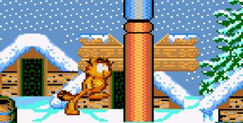 Garfield Caught In The Act GameGear Screenshot