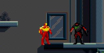 Iron Man and X-O Manowar In Heavy Metal GameGear Screenshot