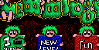 Lemmings GameGear Screenshot