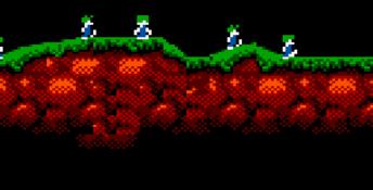 Lemmings GameGear Screenshot
