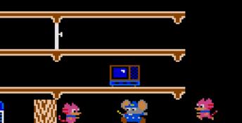 Mappy GameGear Screenshot