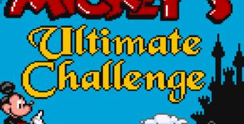 Mickeys Ultimate Challenge GameGear Screenshot