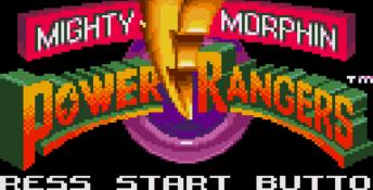Mighty Morphin Power Rangers GameGear Screenshot