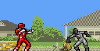 Mighty Morphin Power Rangers The Movie GameGear Screenshot