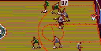 NBA Action Starring David Robinson GameGear Screenshot