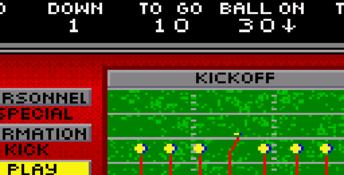 NFL 95 GameGear Screenshot