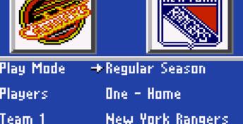 NHL Hockey GameGear Screenshot