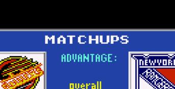 NHL Hockey GameGear Screenshot