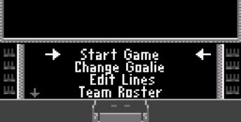 NHL Hockey GameGear Screenshot