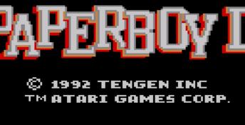 Paperboy 2 GameGear Screenshot