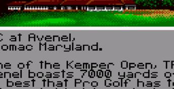 PGA Tour Golf 2 GameGear Screenshot