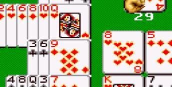 Pocker Faced Paul Solitaire GameGear Screenshot