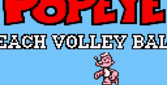 Popeyes Beach Volleyball GameGear Screenshot