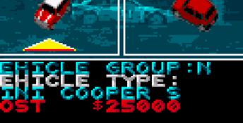 Power Drive GameGear Screenshot