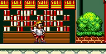 Sassou Shounen Eiyuuden Coca Cola Kid GameGear Screenshot