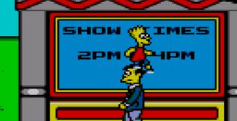 Simpsons Bart vs Space Mutants GameGear Screenshot