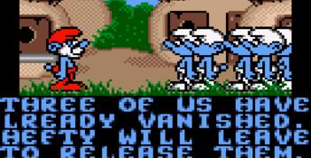 The Smurfs GameGear Screenshot