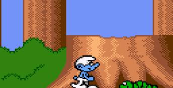 The Smurfs GameGear Screenshot