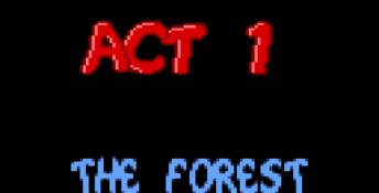 The Smurfs GameGear Screenshot