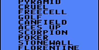 Solitaire Funpak GameGear Screenshot