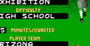 Sports Illustrated Championship Football And Baseball GameGear Screenshot