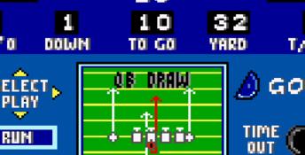 Sports Illustrated Championship Football And Baseball GameGear Screenshot