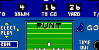 Sports Illustrated Championship Football And Baseball GameGear Screenshot