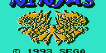 Surf Ninjas GameGear Screenshot