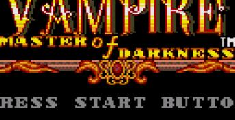 Vampire Master Of Darkness GameGear Screenshot