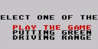 World Class Leaderboard Golf GameGear Screenshot
