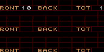 World Class Leaderboard Golf GameGear Screenshot