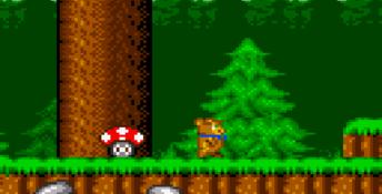 Yogi Bear In Yogi Bear's Goldrush GameGear Screenshot