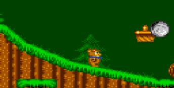 Yogi Bear In Yogi Bear's Goldrush GameGear Screenshot