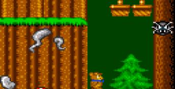 Yogi Bear In Yogi Bear's Goldrush GameGear Screenshot