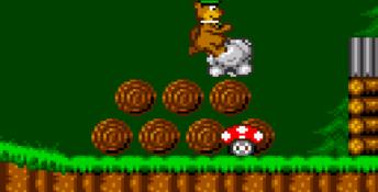 Yogi Bear In Yogi Bear's Goldrush GameGear Screenshot