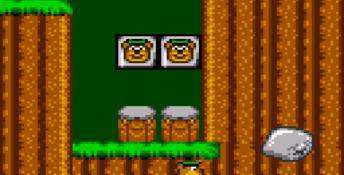 Yogi Bear In Yogi Bear's Goldrush GameGear Screenshot