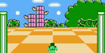 The 3D Battles of WorldRunner NES Screenshot