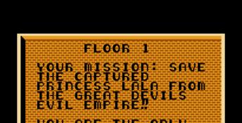 The Adventures of Lolo NES Screenshot