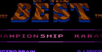 Best of the Best Championship Karate NES Screenshot