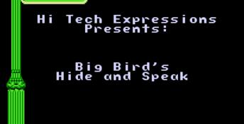 Sesame Street: Big Bird's Hide & Speak NES Screenshot