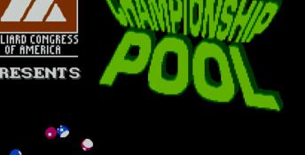 Championship Pool NES Screenshot