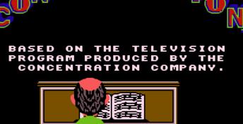 Classic Concentration NES Screenshot
