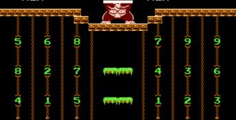 Donkey Kong Jr. Math NES Screenshot