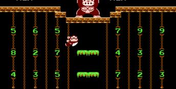 Donkey Kong Jr. Math NES Screenshot