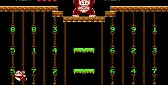 Donkey Kong Jr. Math NES Screenshot