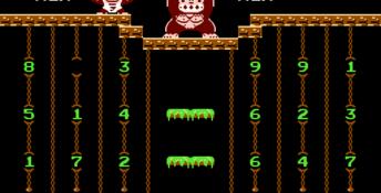 Donkey Kong Jr. Math NES Screenshot
