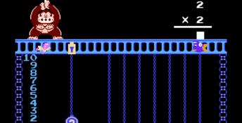 Donkey Kong Jr. Math NES Screenshot