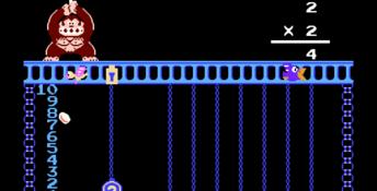 Donkey Kong Jr. Math NES Screenshot