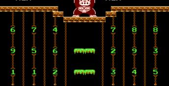 Donkey Kong Jr. Math NES Screenshot